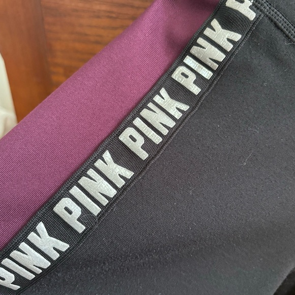 Victorias Secret Pink Cozy Collection Fleece Lined Leggings Size XS - Picture 6 of 8